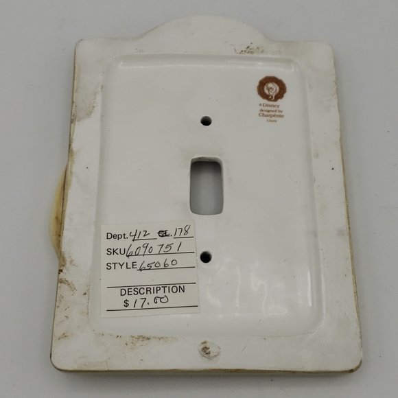 Classic Pooh Light Switch Plate Disney Charpente - Picture 2 of 3